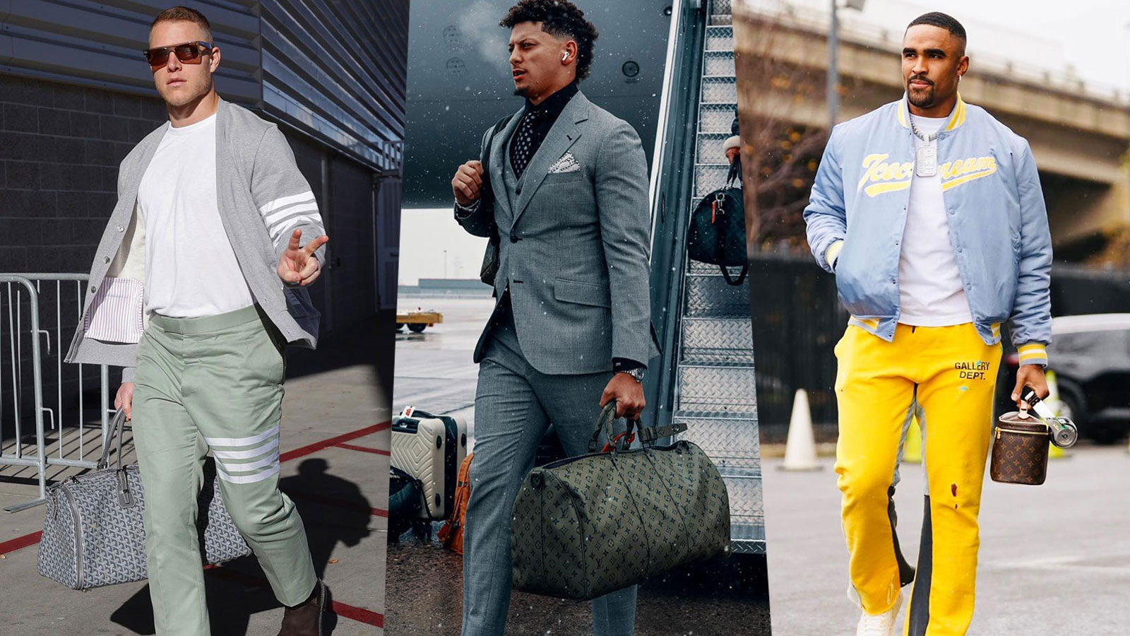 The Variety of Bags Carried by Fashionable NFL Players