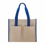 Go Canvas Shopping Tote Bag with Multi Compartment