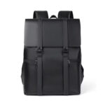 Double Buckle Backpack (PU Leather)