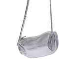 Minimalist Metallic Shoulder Bag